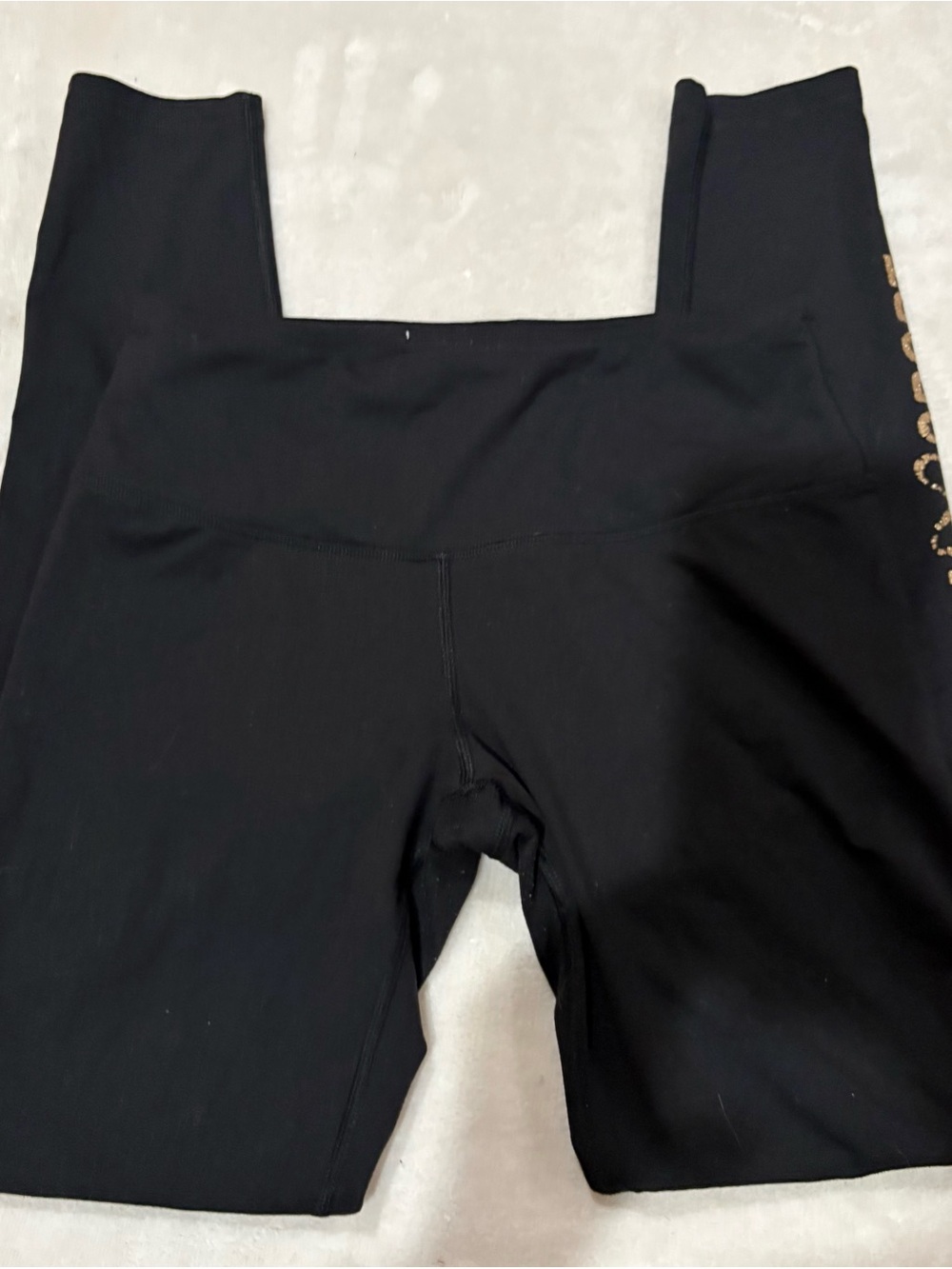 Victoria Secret Sport High-Waist Black Leggings with Side Detail - Women